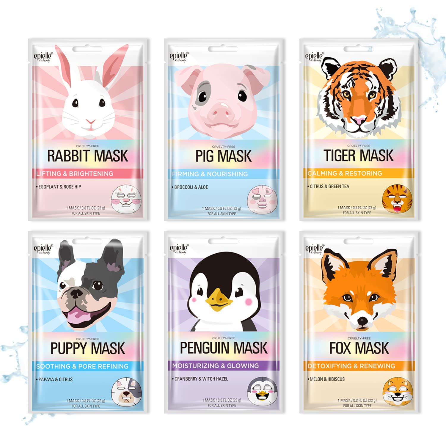 epielle Animal Face Mask