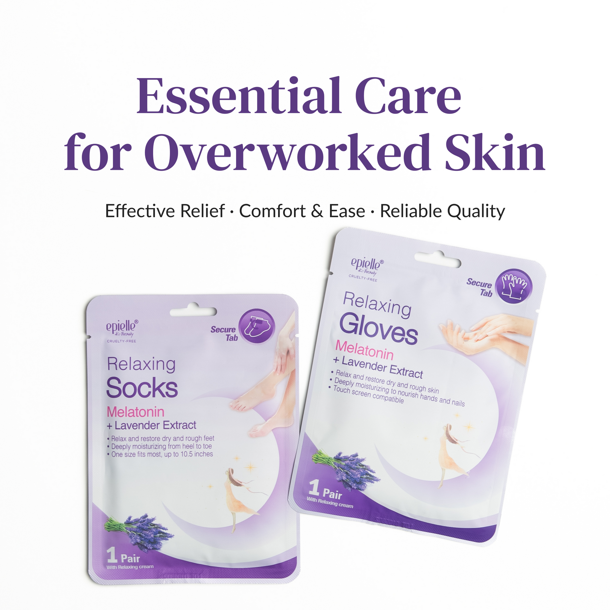 Melatonin and Lavender Relaxing Socks