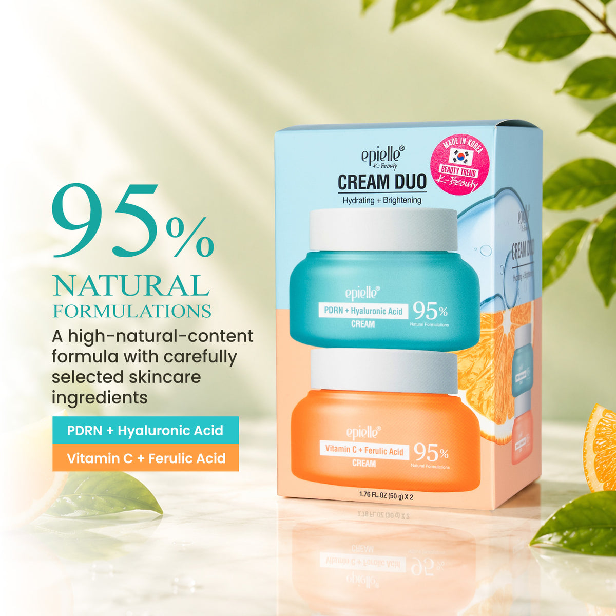 Facial Cream DUO | PDRN + Vitamin C