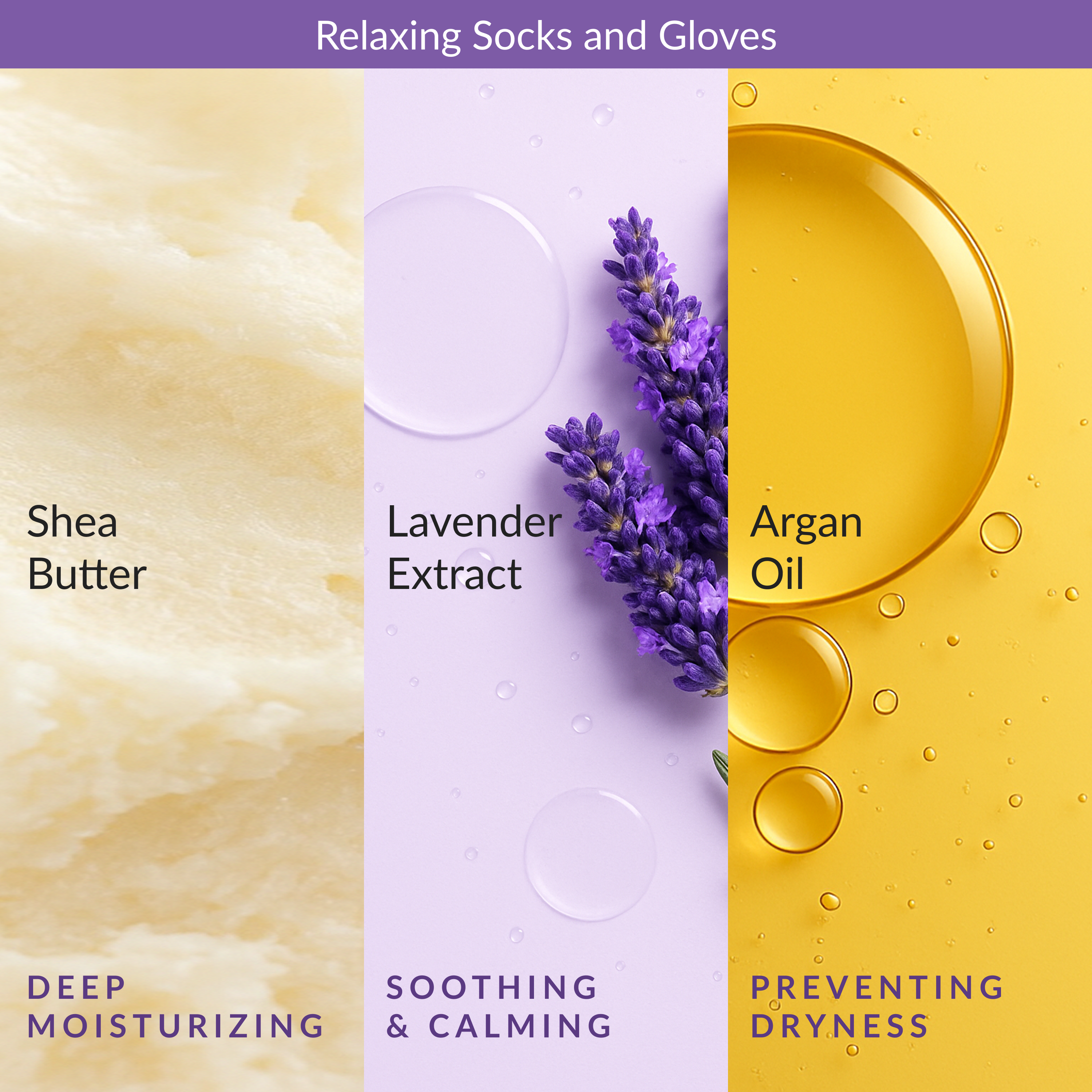 Melatonin and Lavender Relaxing Socks