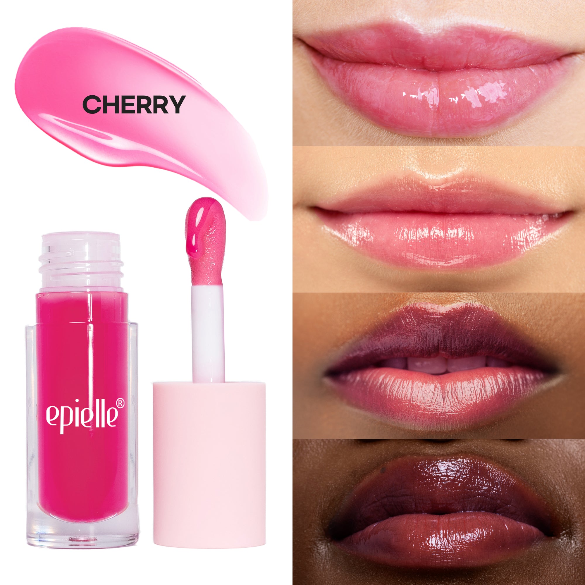 Lip Glow Oil Duo | Pink & Berry Lip Oil – epielle®