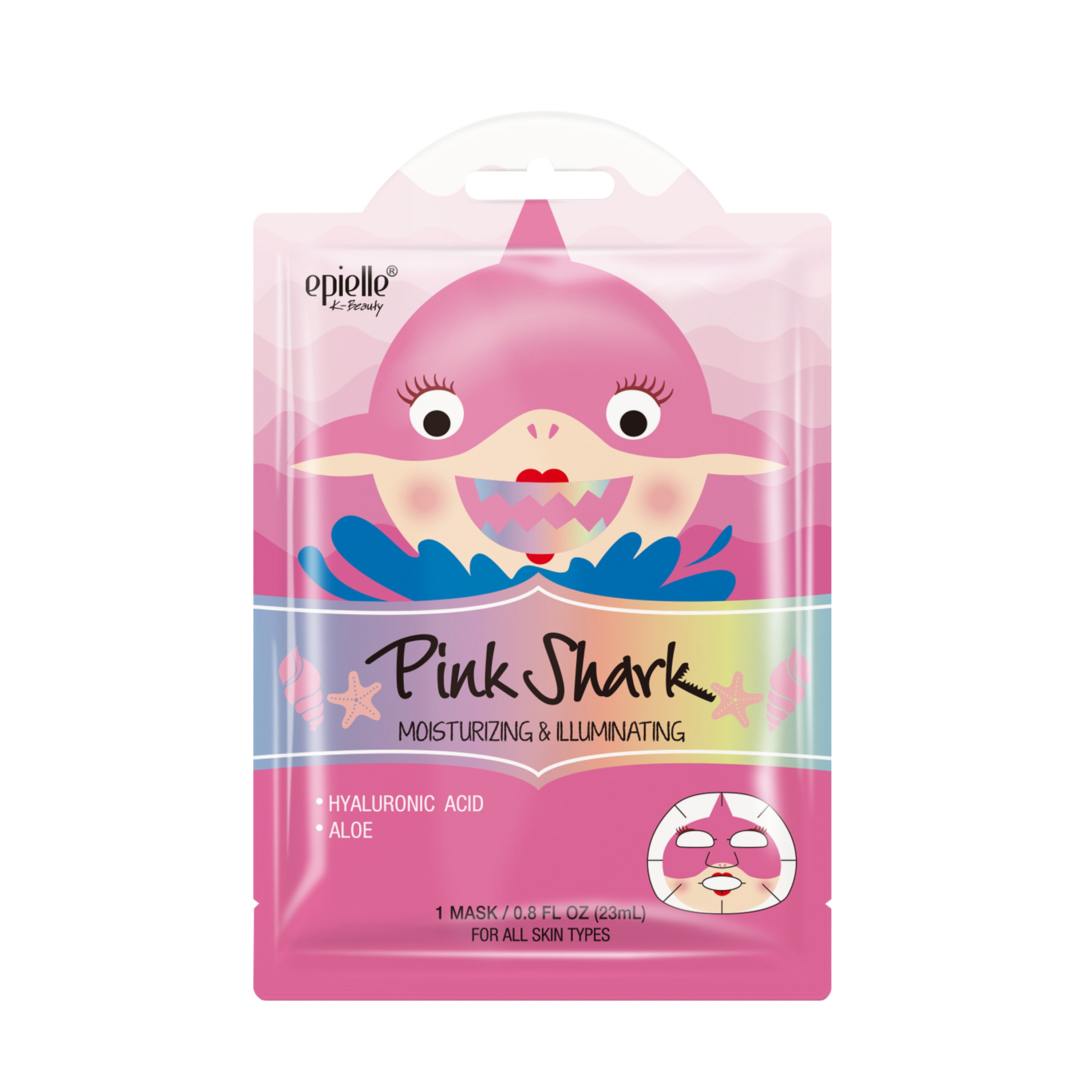 epielle pink shark mask