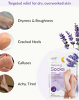 Relaxing Socks Mask | Contains Melatonin & Lavender Extract