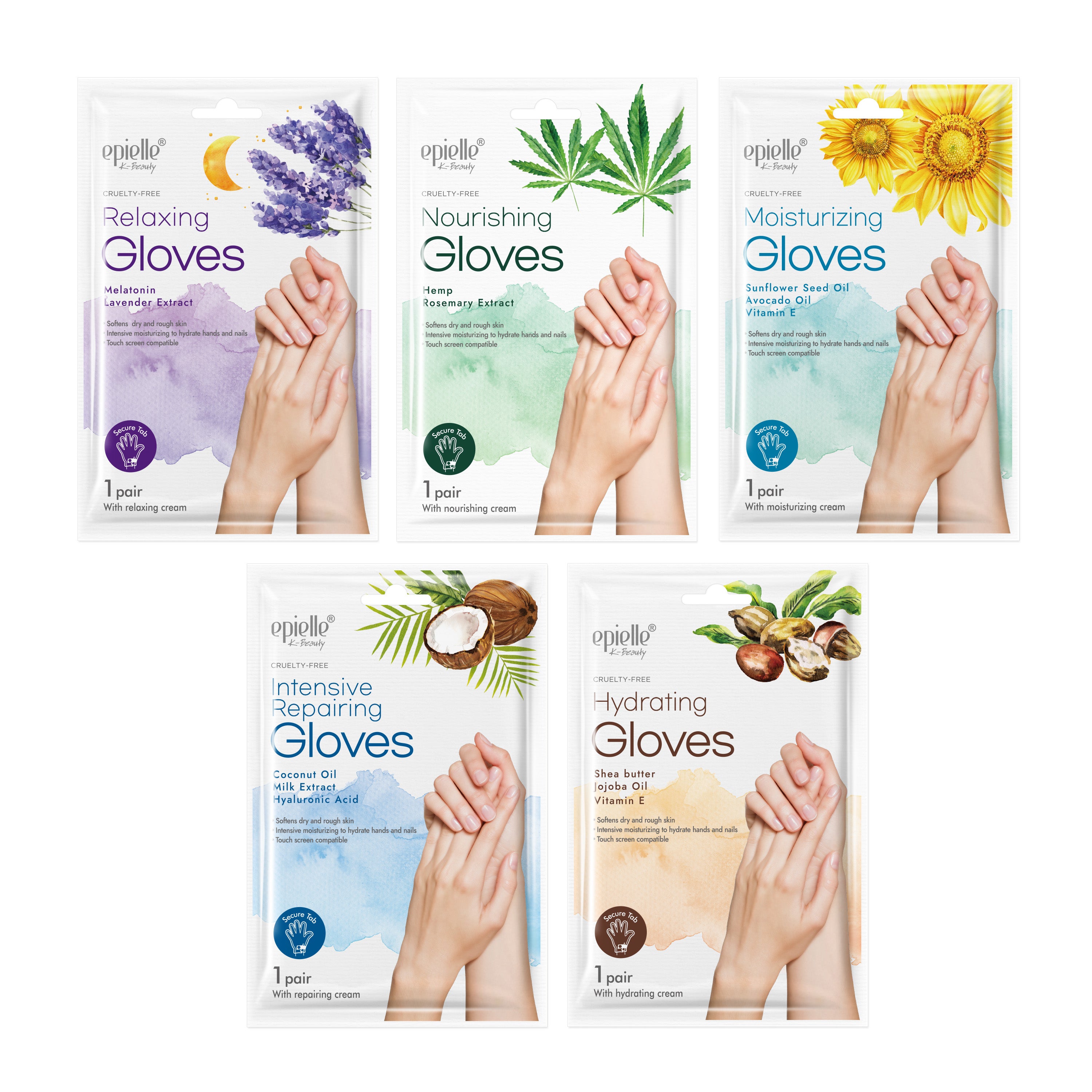 Glove Mask Collection | Contains 5pcs