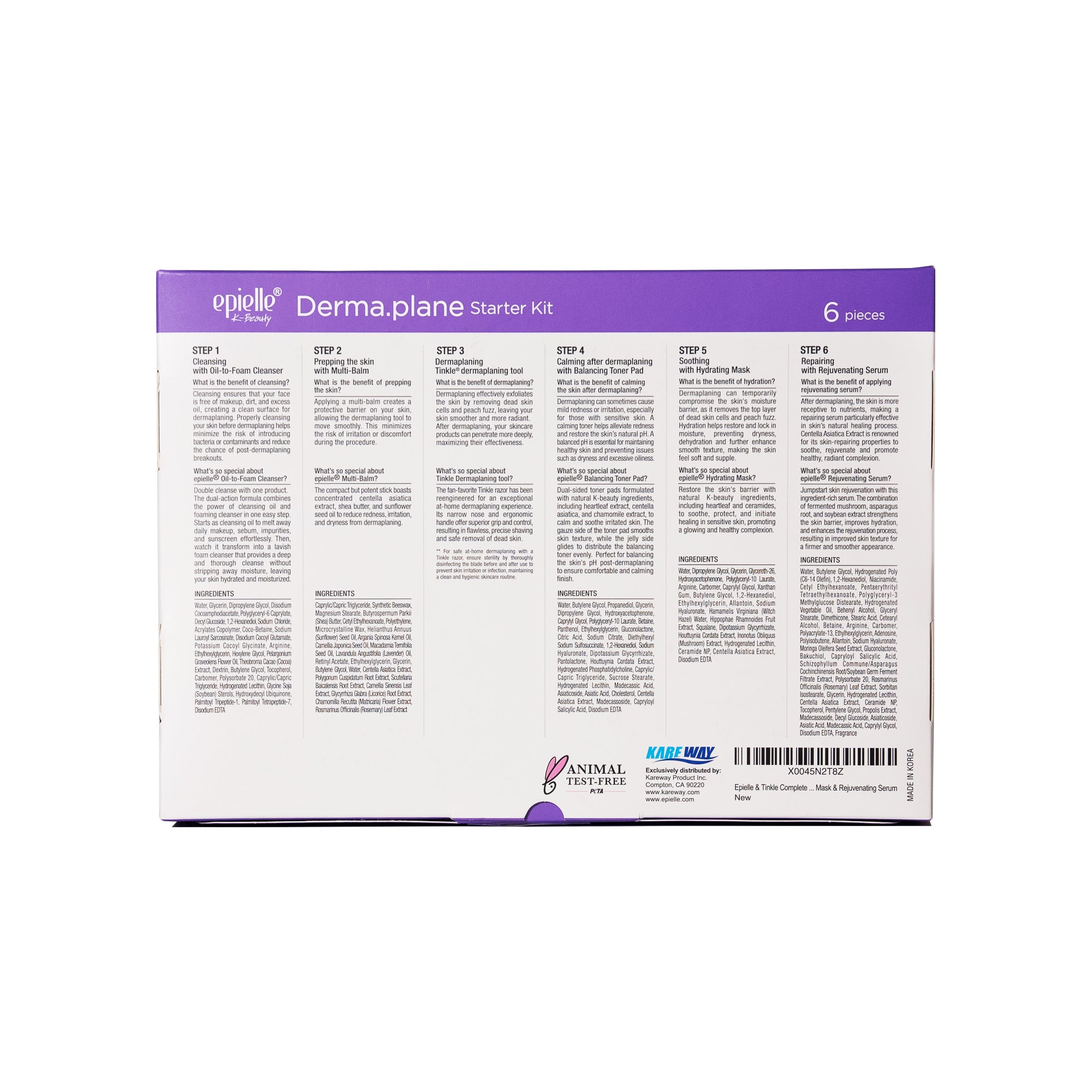 All-in-One Dermaplane Starter Kit | 6 Step Routine – epielle®
