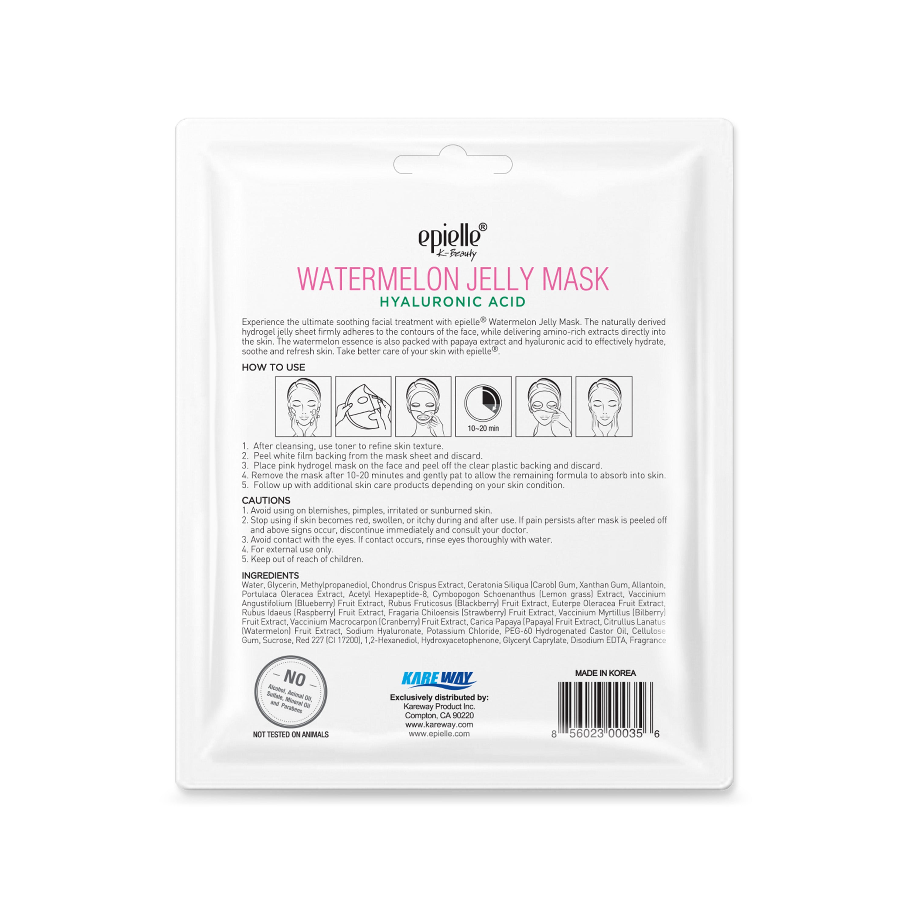 Watermelon Jelly Mask with Hyaluronic Acid
