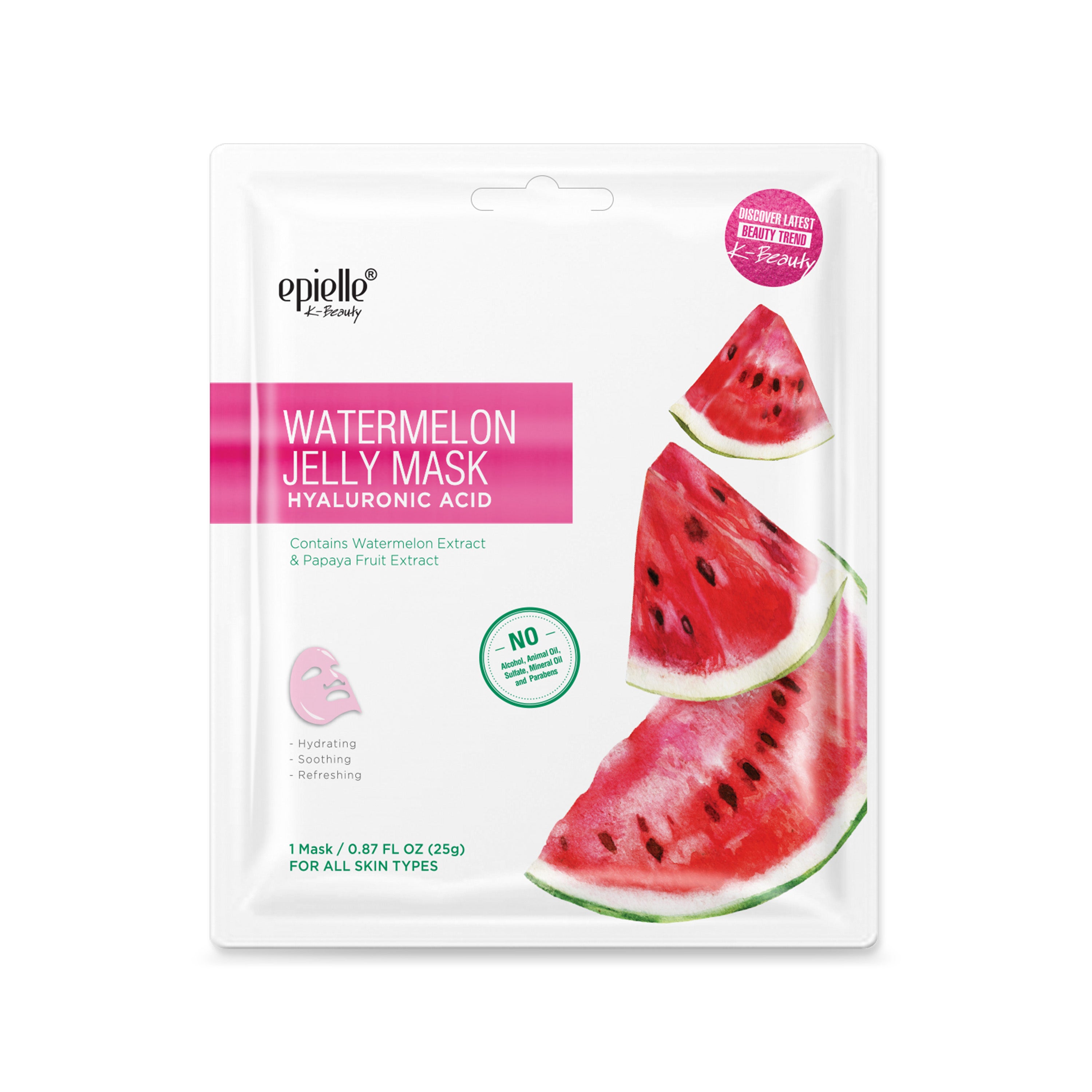 Watermelon Jelly Mask with Hyaluronic Acid