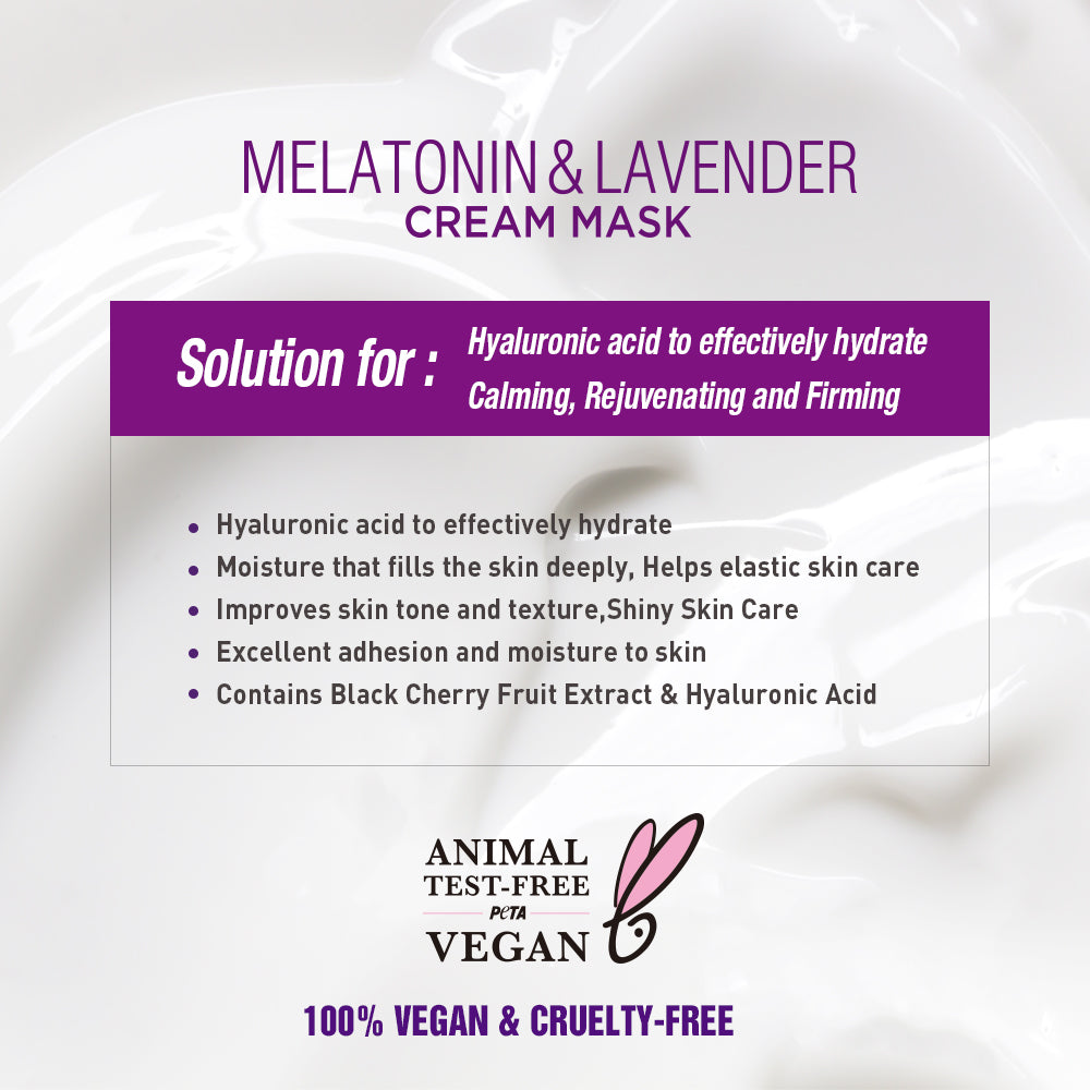 Melatonin &amp; Lavender Cream Mask