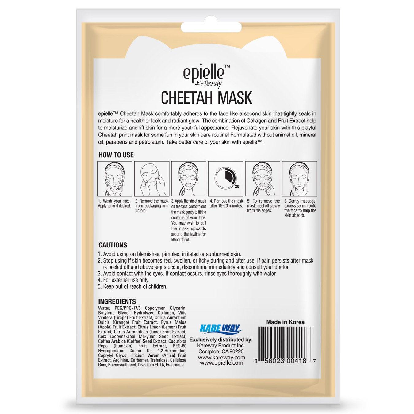 epielle cheetah mask