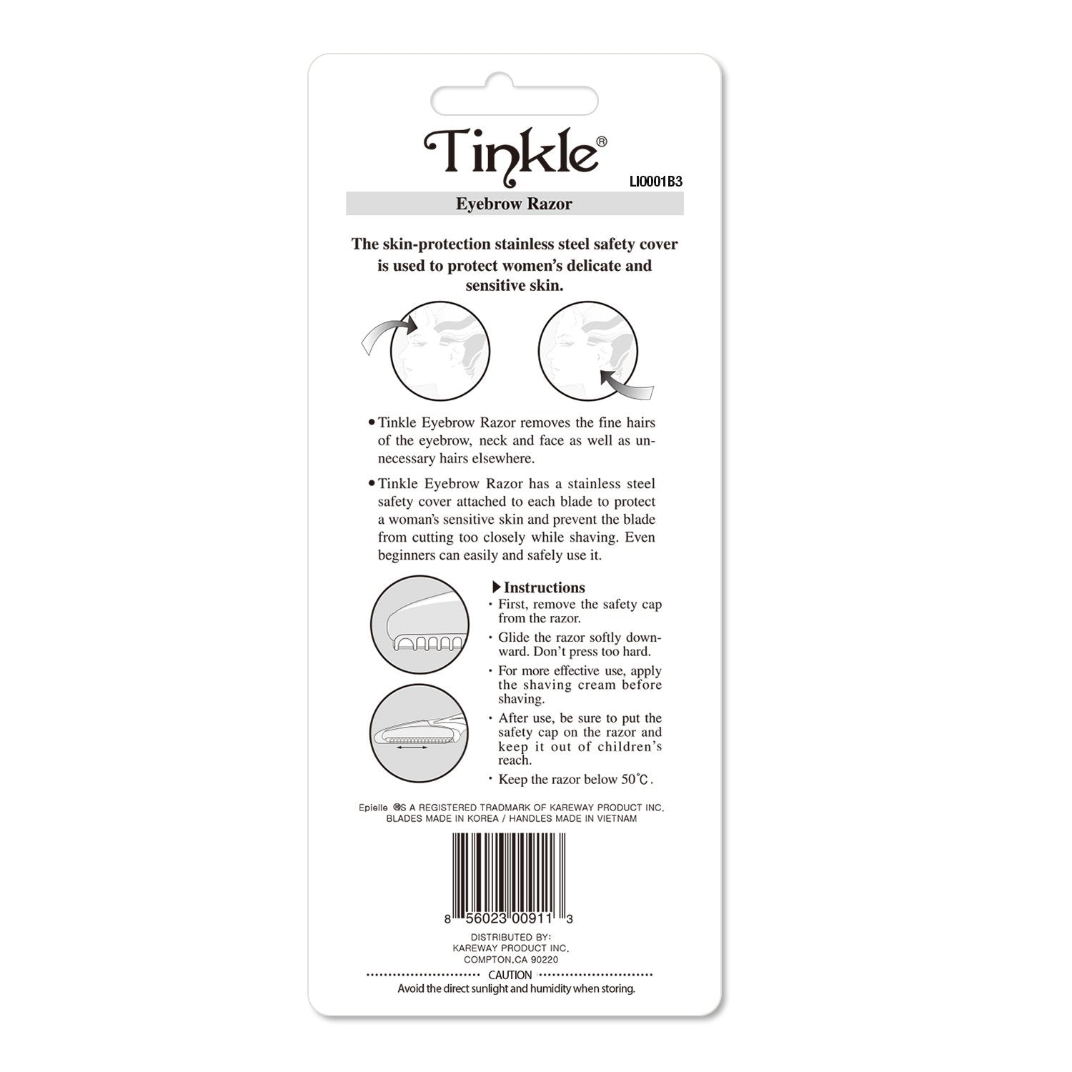 Tinkle Eyebrow Razors | 3ct