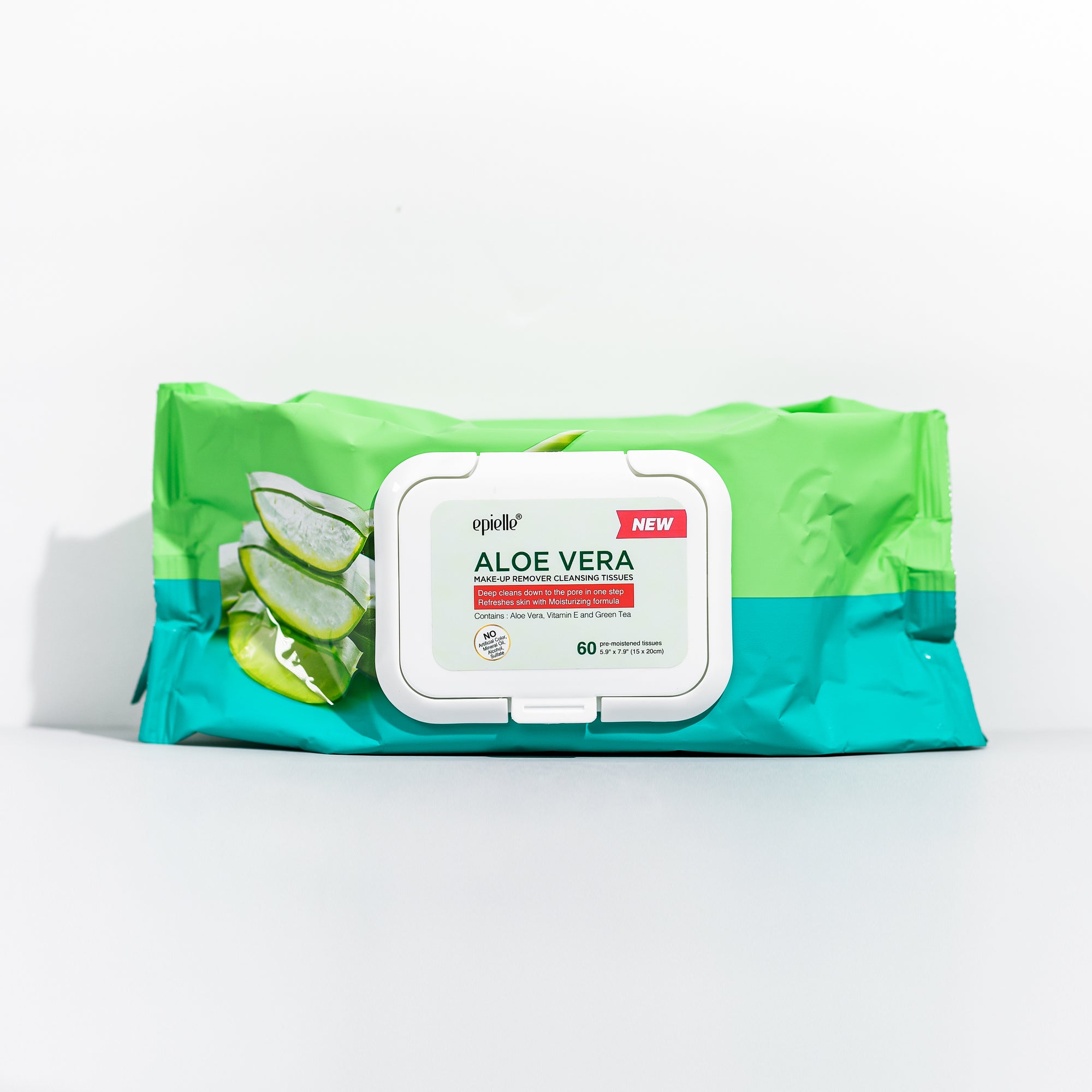 Aloe Vera Makeup Removing Cleansing Tissues | 60ct