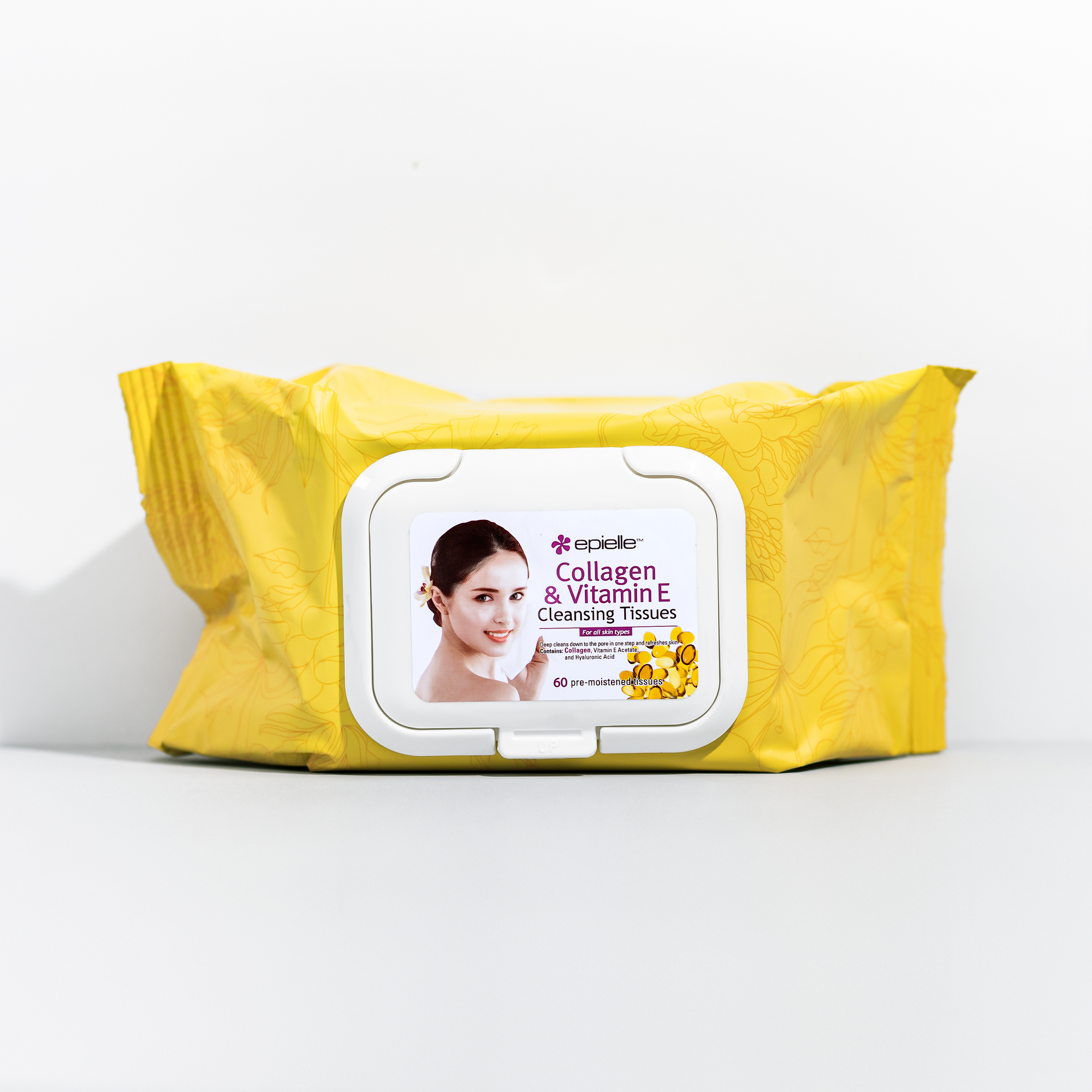 Collagen &amp; Vitamin E Facial Cleansing Tissues | 60ct