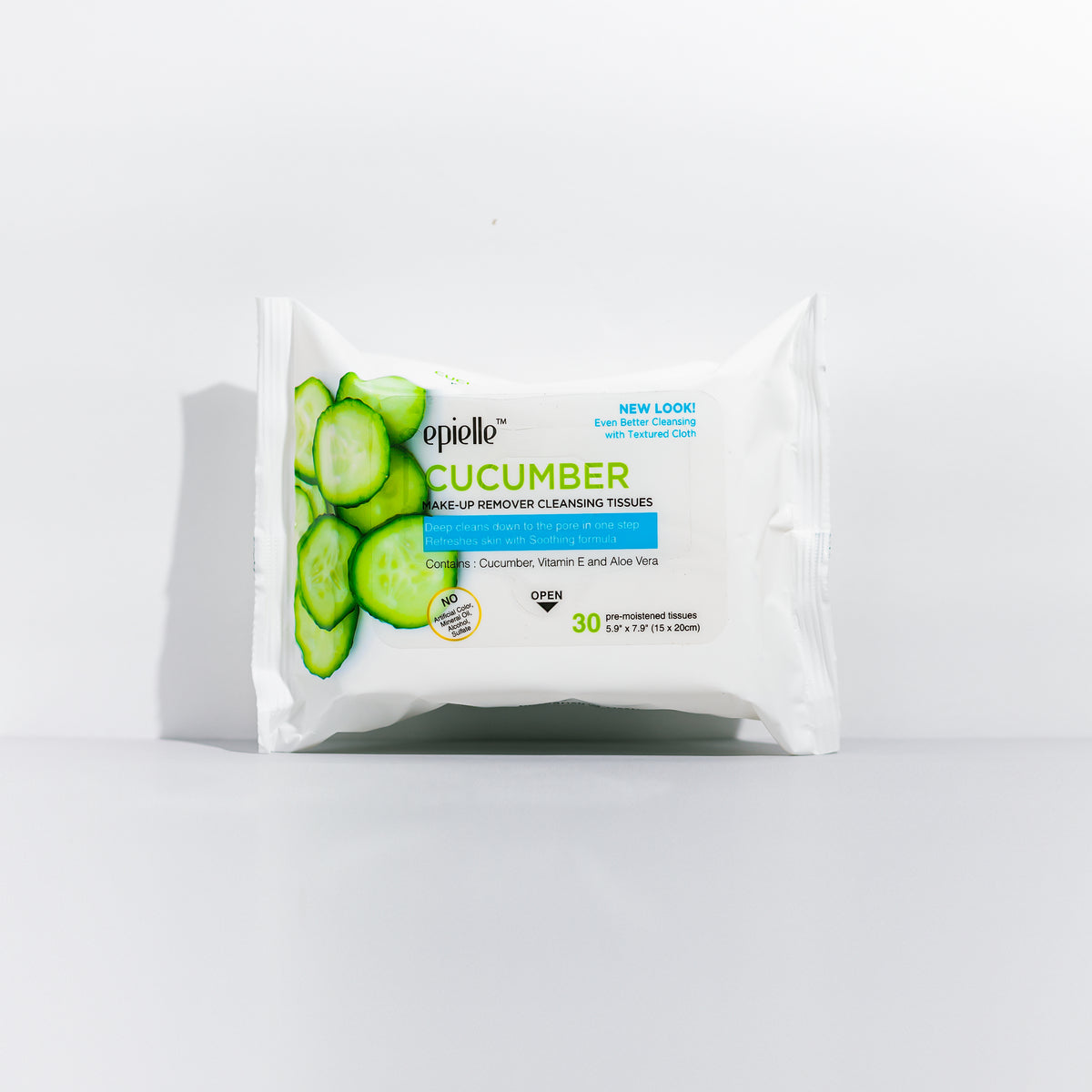 Cucumber Makeup Removing Cleansing Tissues 30ct epielle®