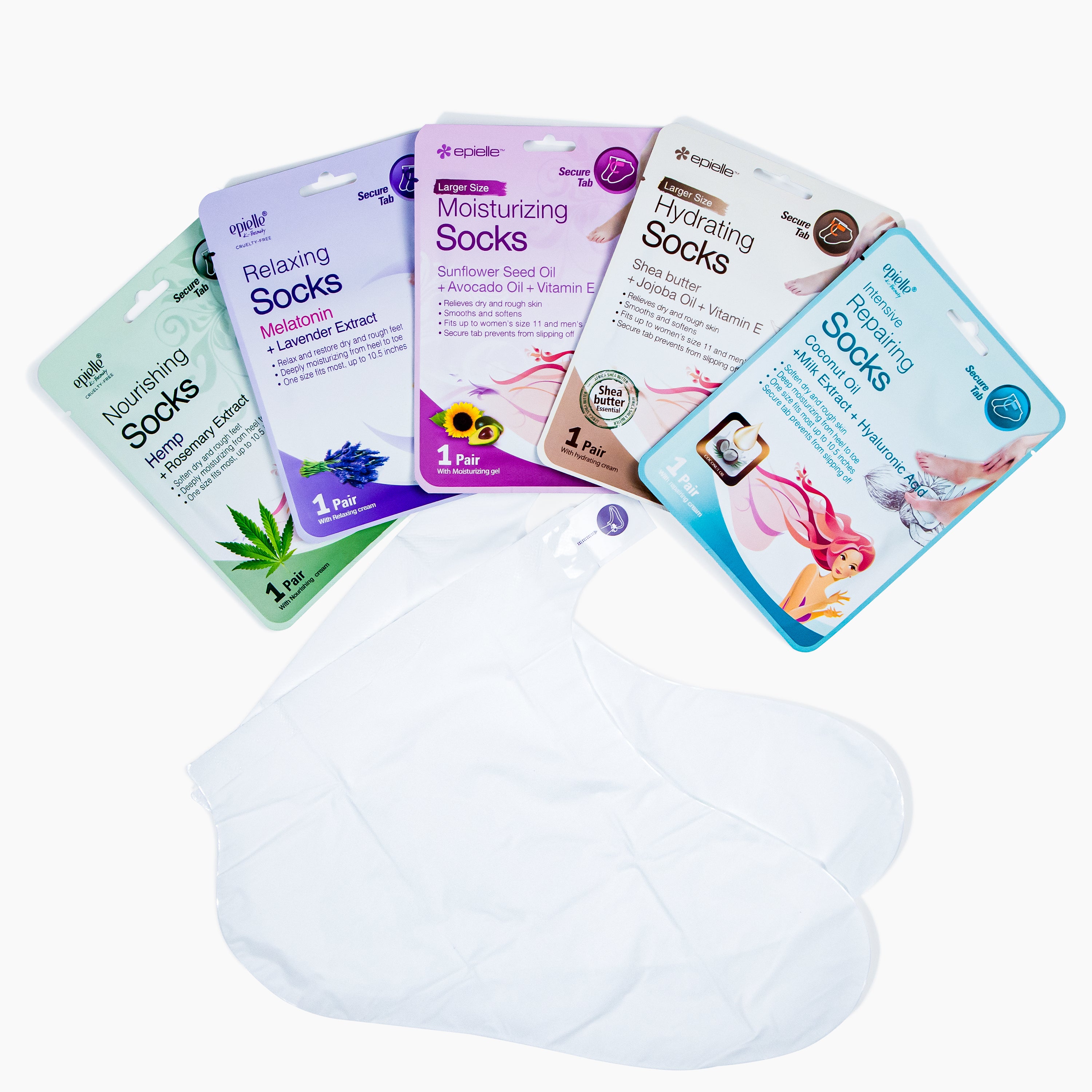 Foot Mask Collection V1 | 5 Pack or 10 Pack – epielle®